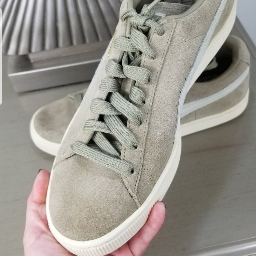 PUMA SUEDE CLASSIC MEN'S SIZE US 9 TAN - Picture 6 of 7